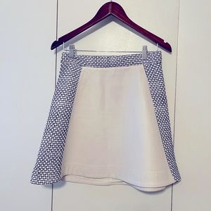 And Other Stories White Leather Skirt